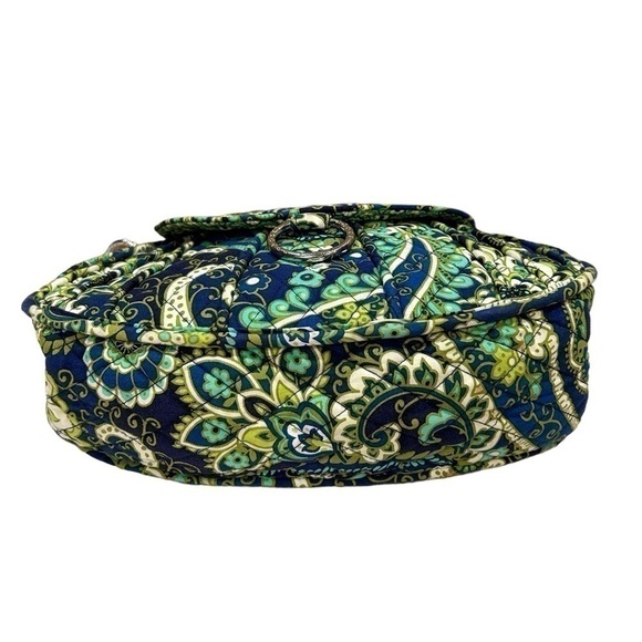 Vera Bradley Saddle Up Rhythm & Blues Green/Blue/Yellow Crossbody EUC RETIRED - Picture 5 of 8